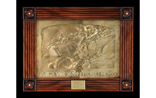 XII Targa Florio Bronze Plaque, 1921
