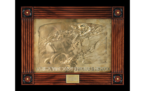 XII Targa Florio Bronze Plaque, 1921