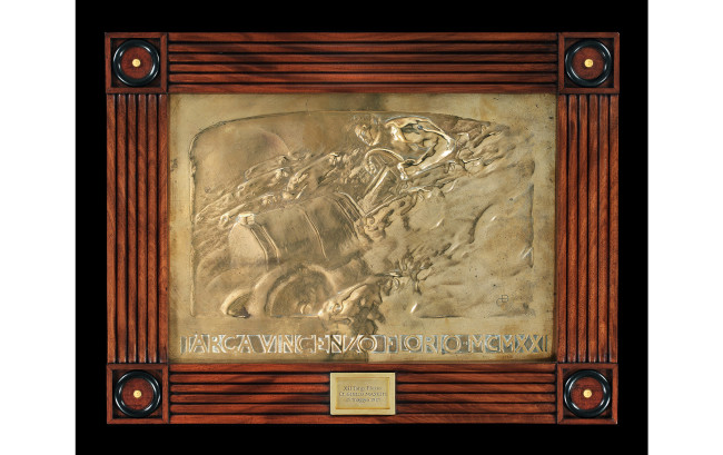 XII Targa Florio Bronze Plaque, 1921